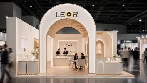 珠宝首饰展 12m x 6m = 72㎡ 东方禅意风 AI展台设计效果图